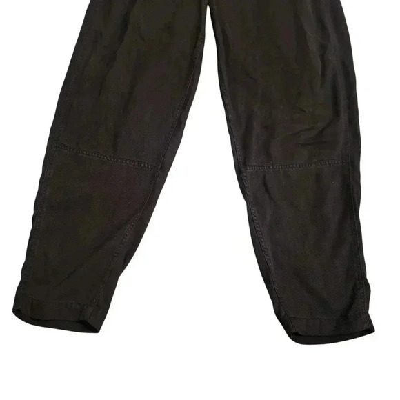 Everlane Sz 6 Black Chino Buttersoft High Rise Tapered Tencel Relax Pant Grunge - Picture 6 of 14